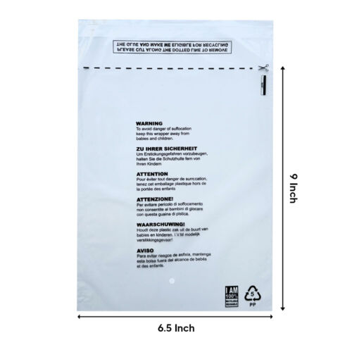 Clear Garments Poly Bags Pack of 100