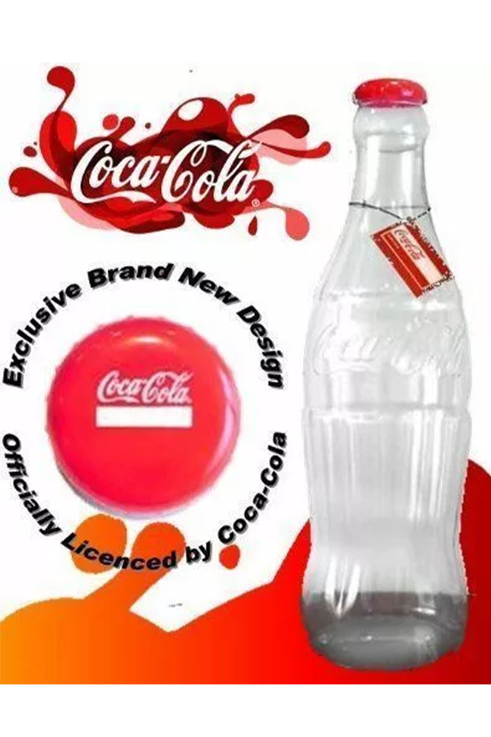 Coca Cola 2FT(60cm) Plastic Money Bank Bottle for Savings