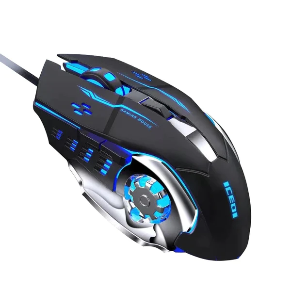 Comfortable 6 Level DPI RGB Gaming Mouse