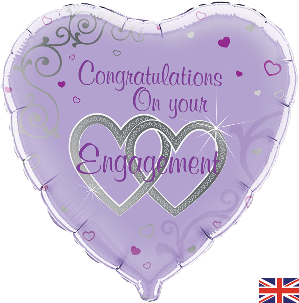 Congratulations On Your Engagement Balloon (18 Inches)