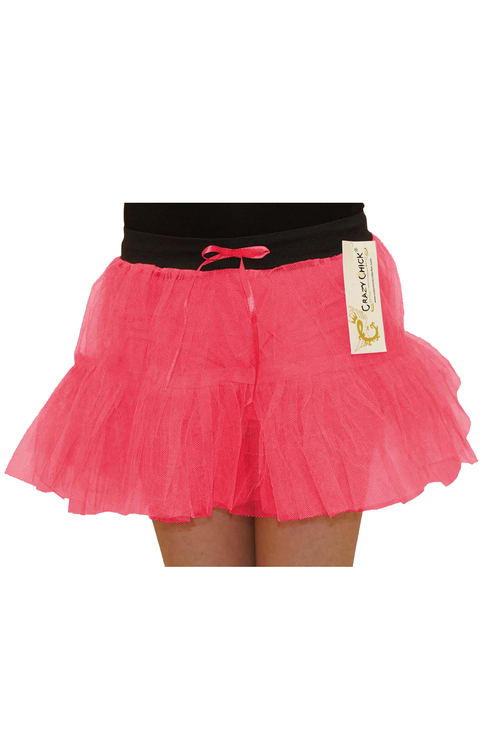 Crazy Chick Girls 2 Layers Pink Tutu Skirt