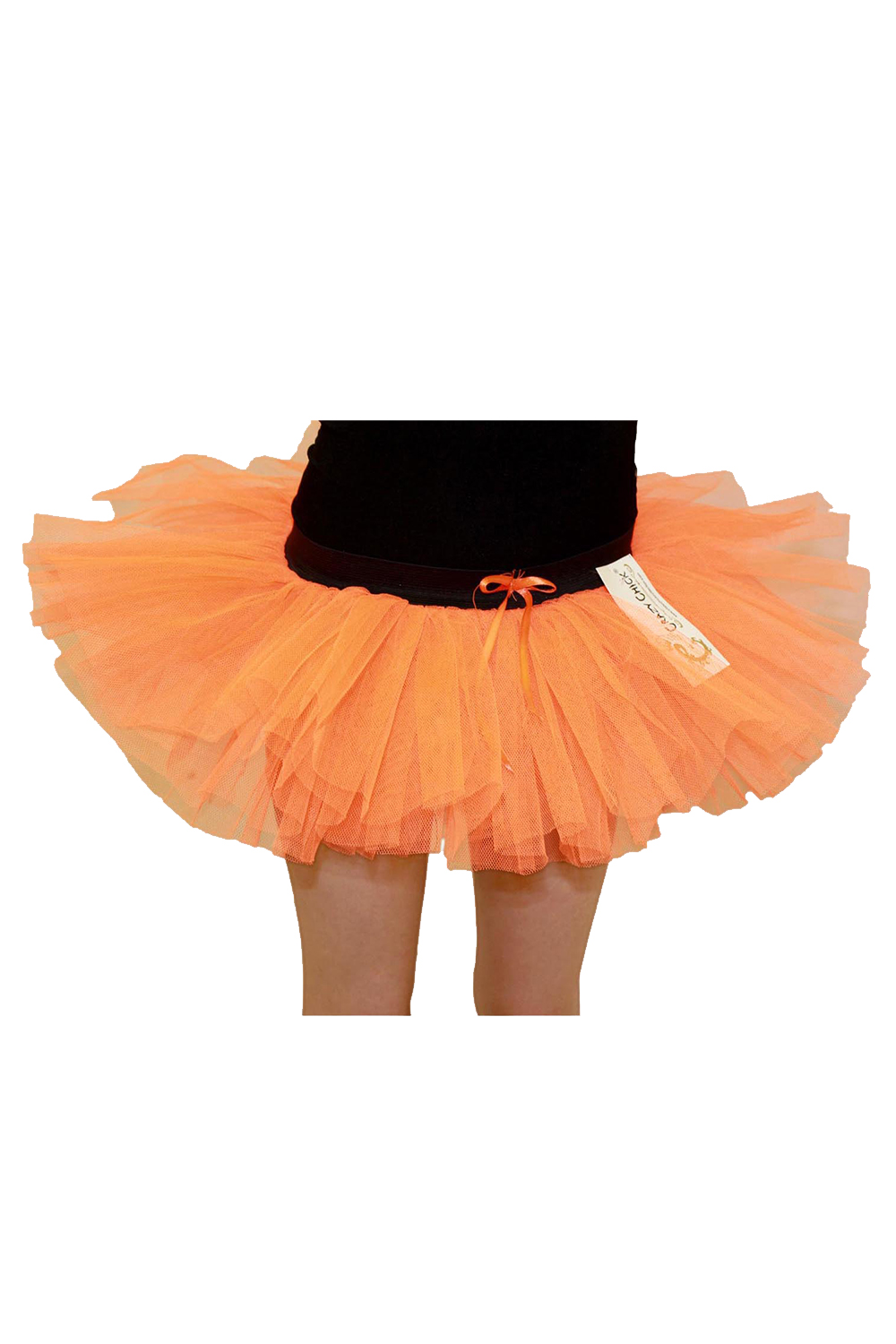 Crazy Chick Girls 3 Layers Orange Tutu Skirt