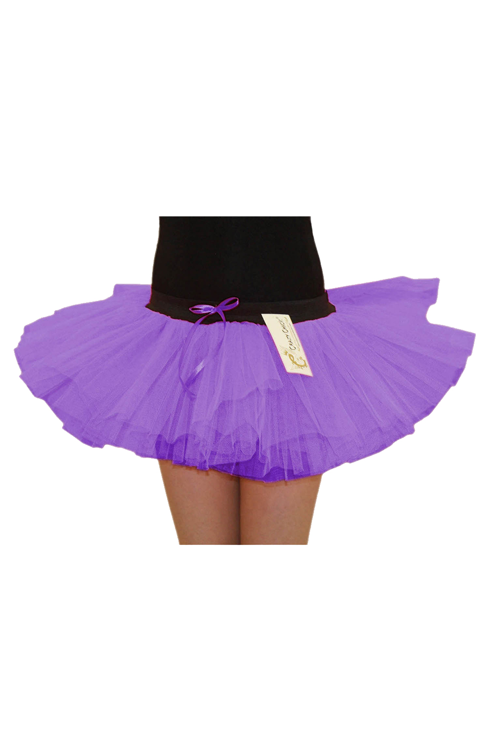 Crazy Chick Girls 3 Layers Purple Tutu Skirt