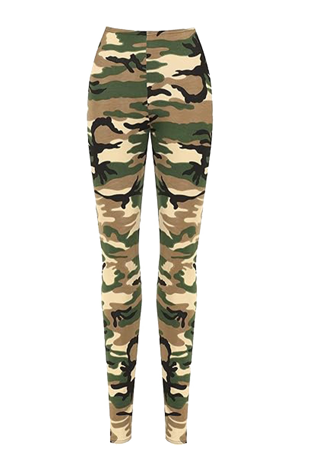 Crazy Chick Adult Cotton Camouflage Leggings