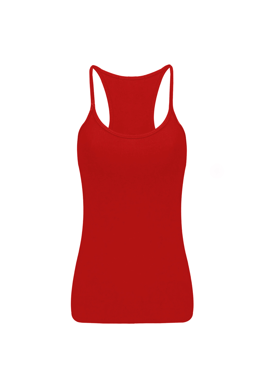 Crazy Chick Girls Microfibre Red Vest Top