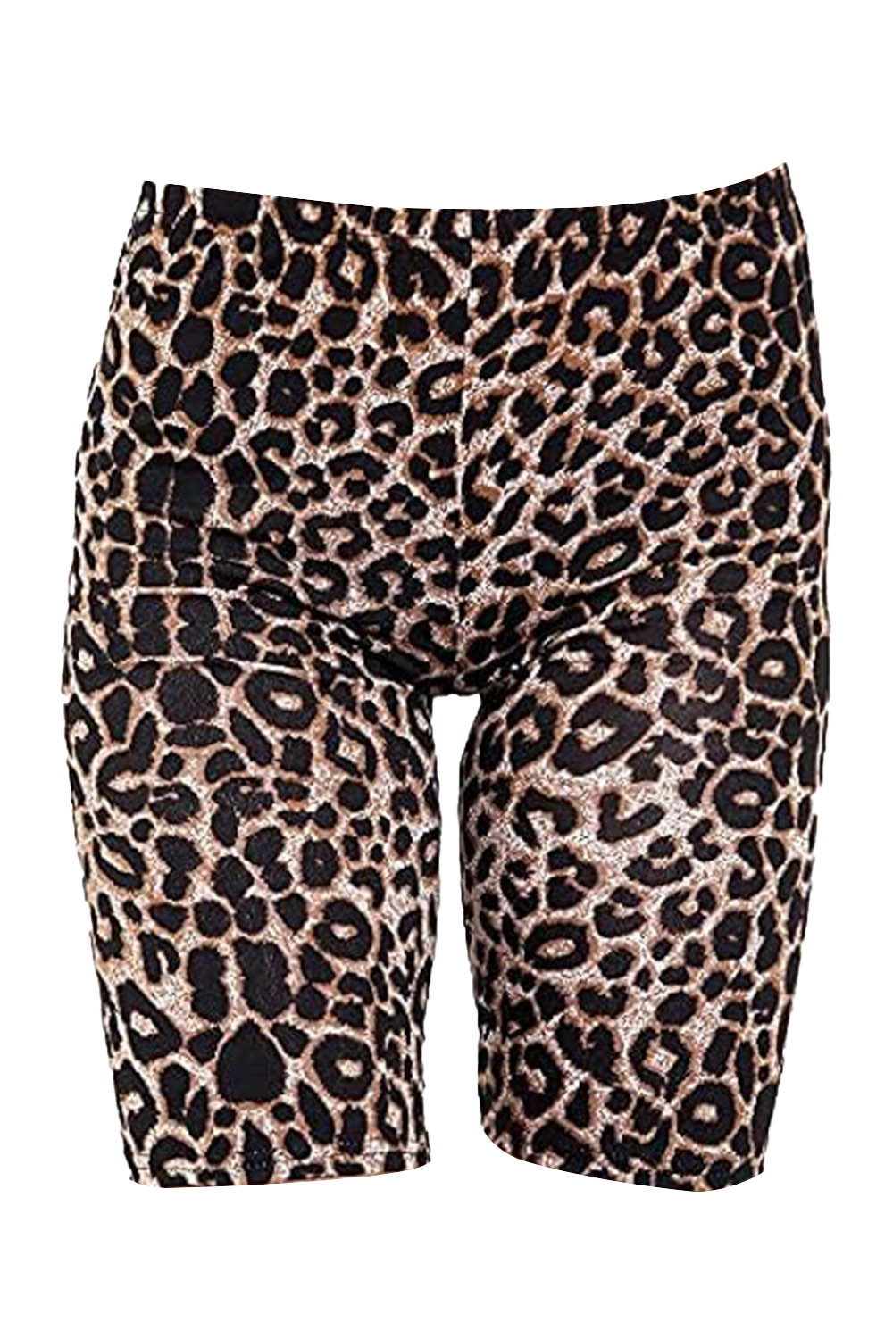 Crazy Chick Adult Leopard Print Cycling Shorts