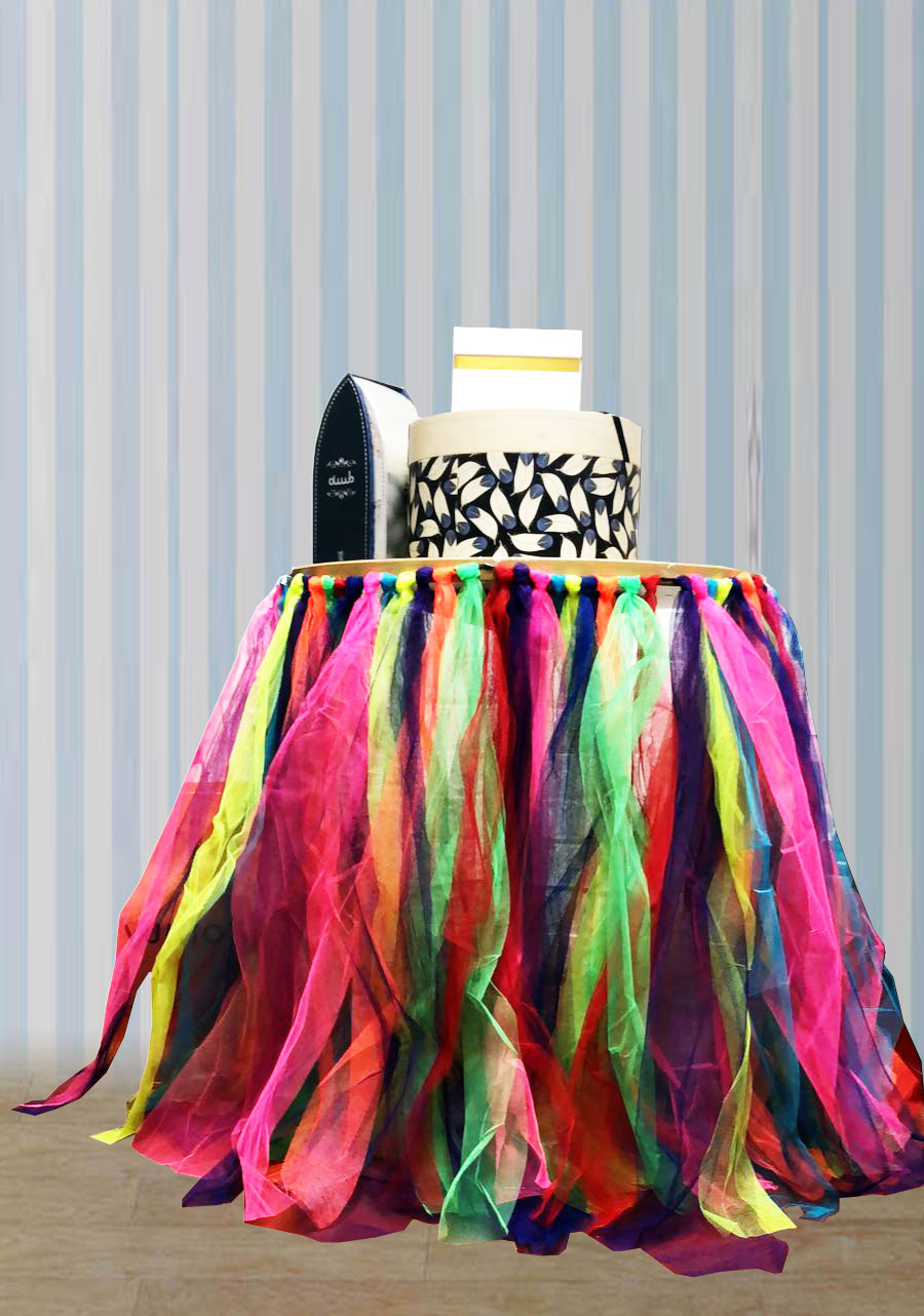 Wickedfun Rainbow TableTutu Skirt