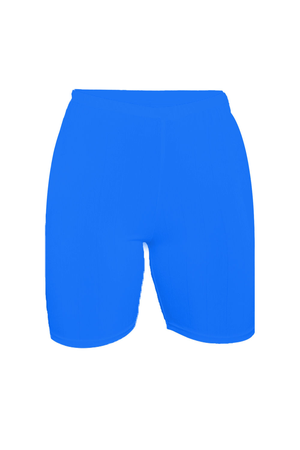 Crazy Chick Adult Royal Blue Microfibre Cycling Shorts for Sports and Gym