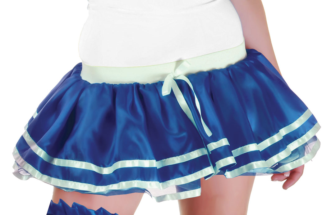 Crazy Chick Adult Sexy 3 Layers Sailor Tutu Skirt