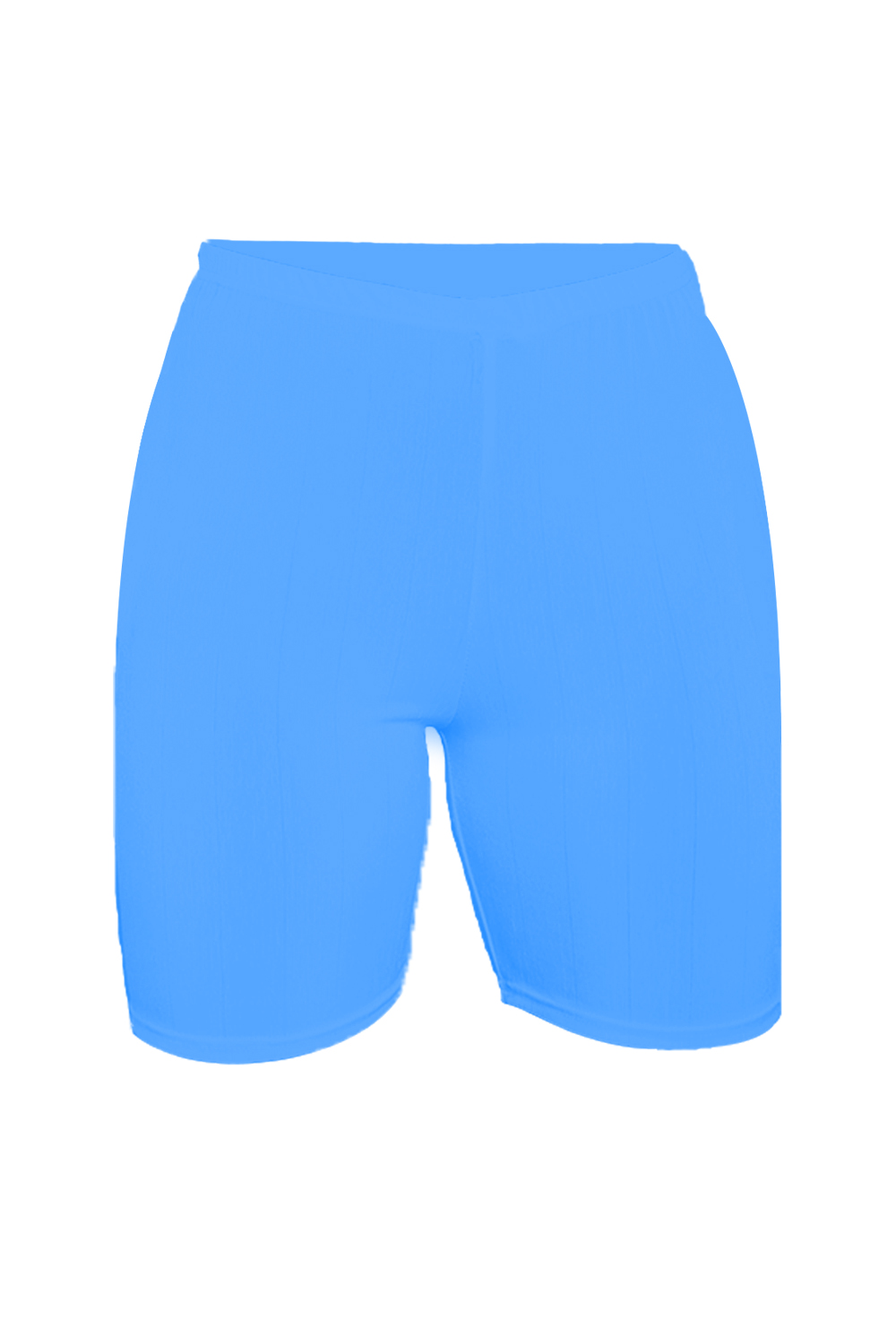 Crazy Chick Adult Turquoise Microfibre Cycling Shorts for Sports and Gym