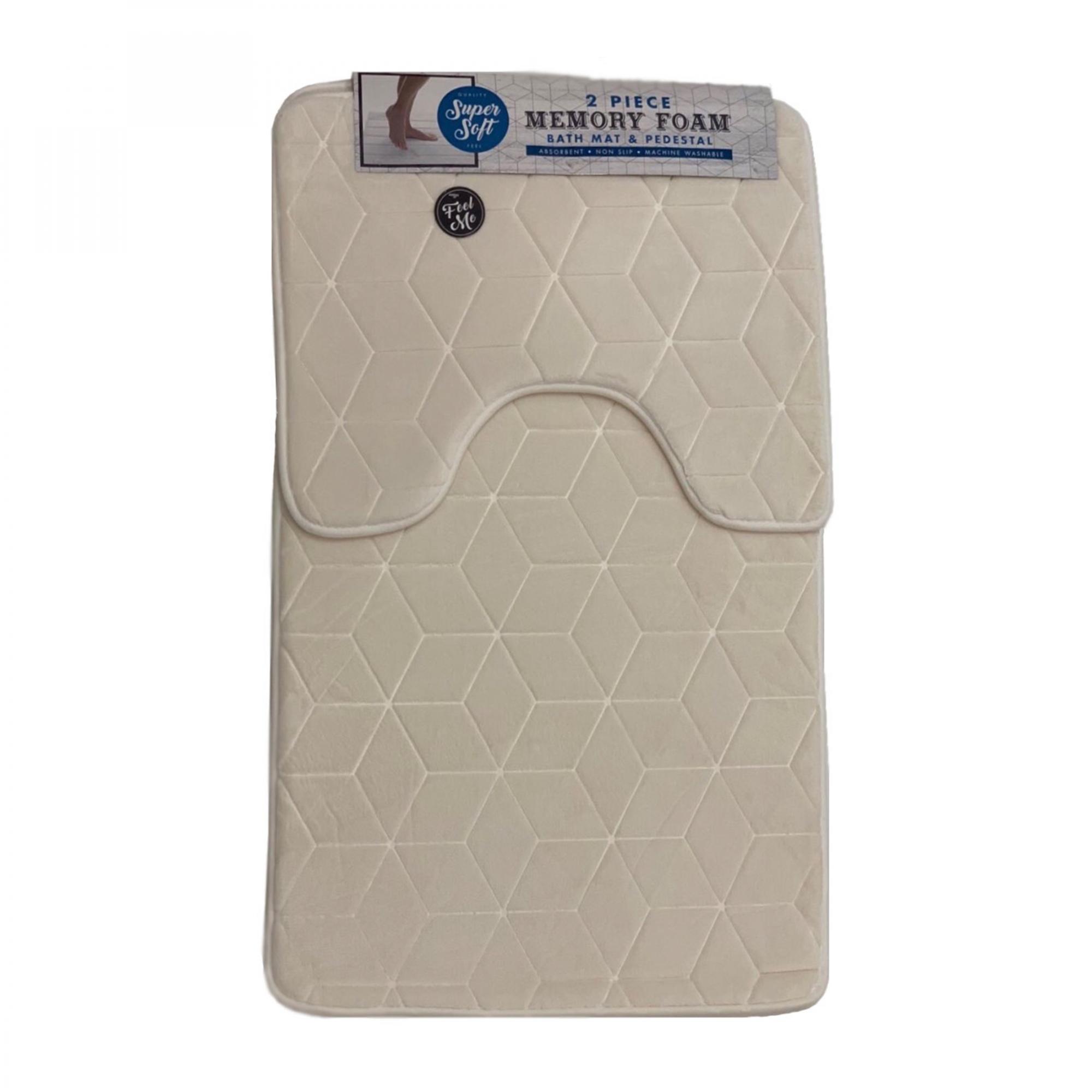 CUBE BATH SET 50X80 CREAM