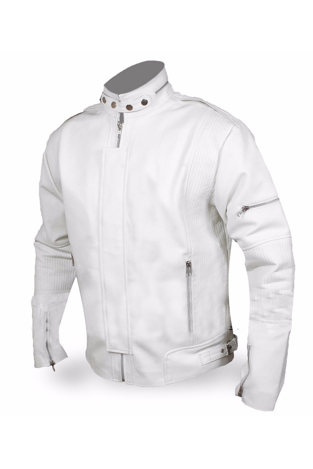 Daft Punk Electroma White Leather Jacket