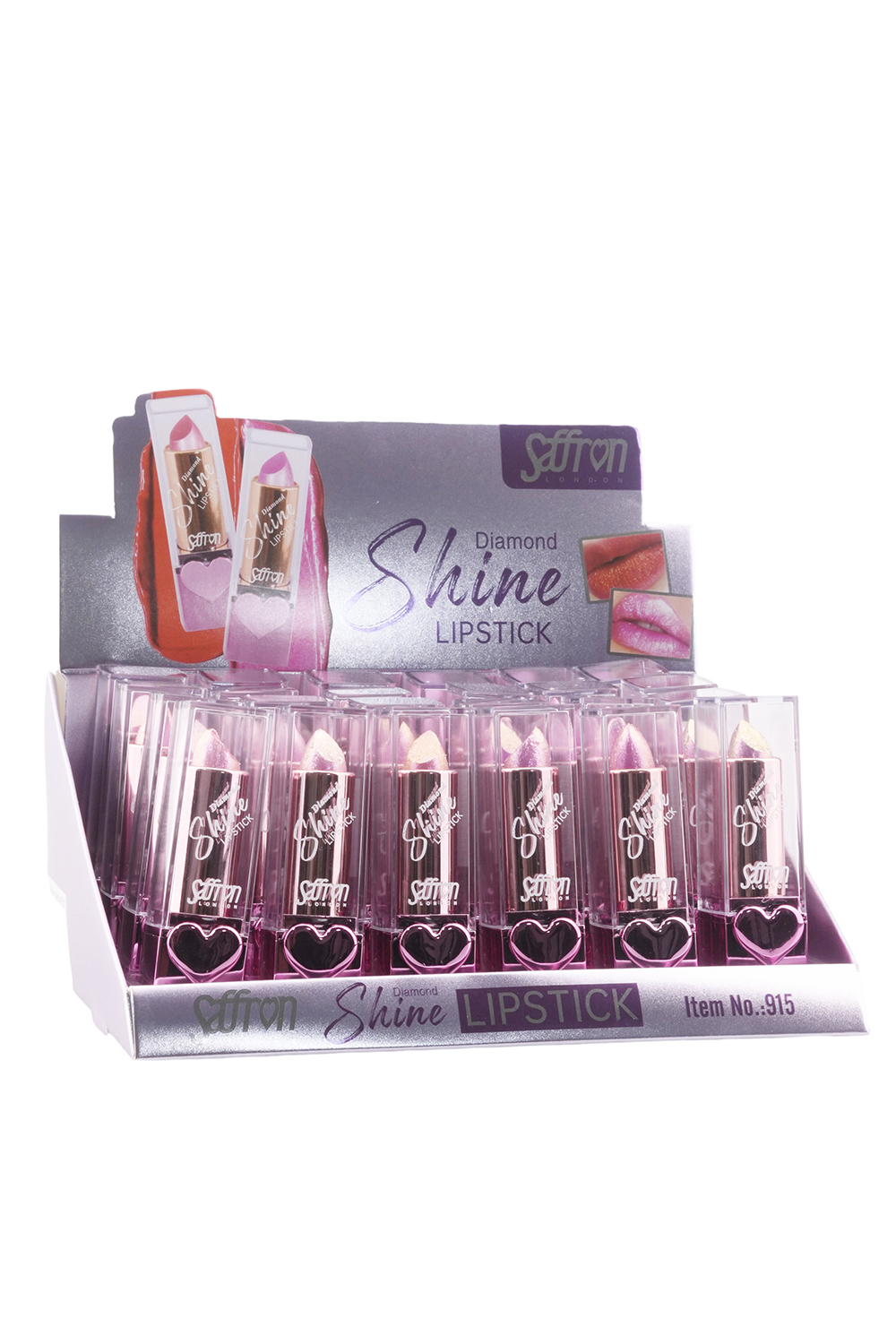 Diamond Shine Lipstick Smooth Finish Moisturizing Lip Colour  - Pack of 24 Pcs (Price Per Piece)