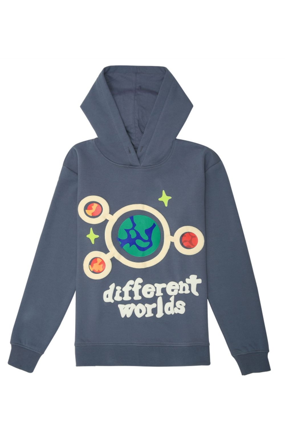 Different Worlds Printed Hoodie