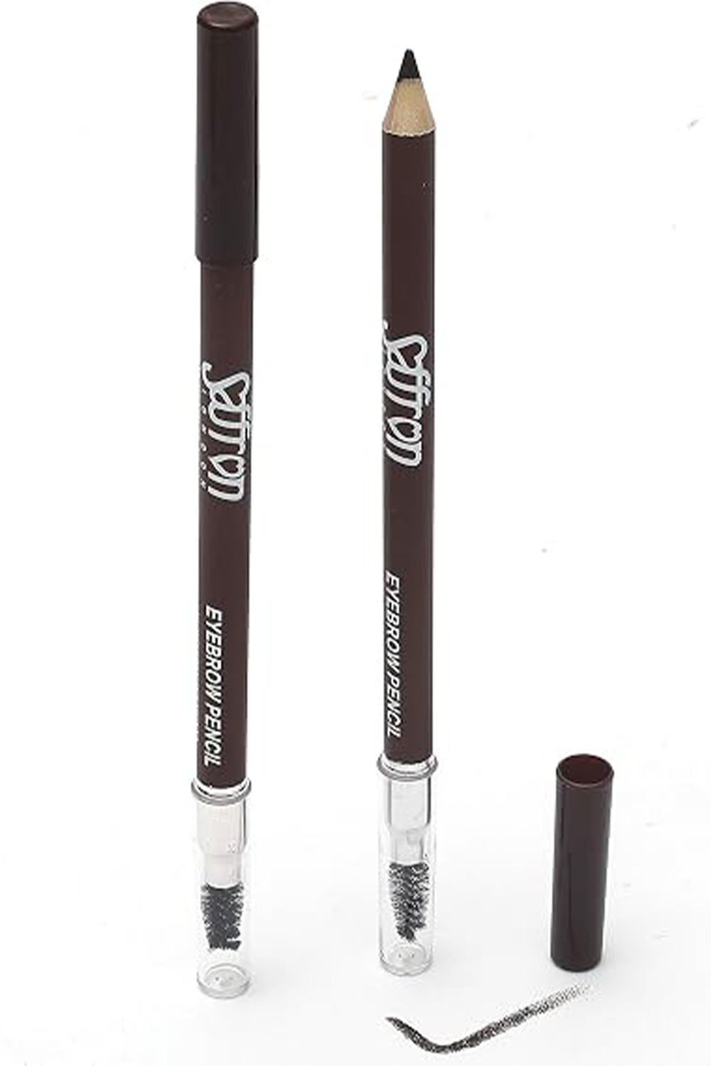 Eyebrow Pencil With Brush Brown - Pack of 12 Pcs (Price per Pencil)