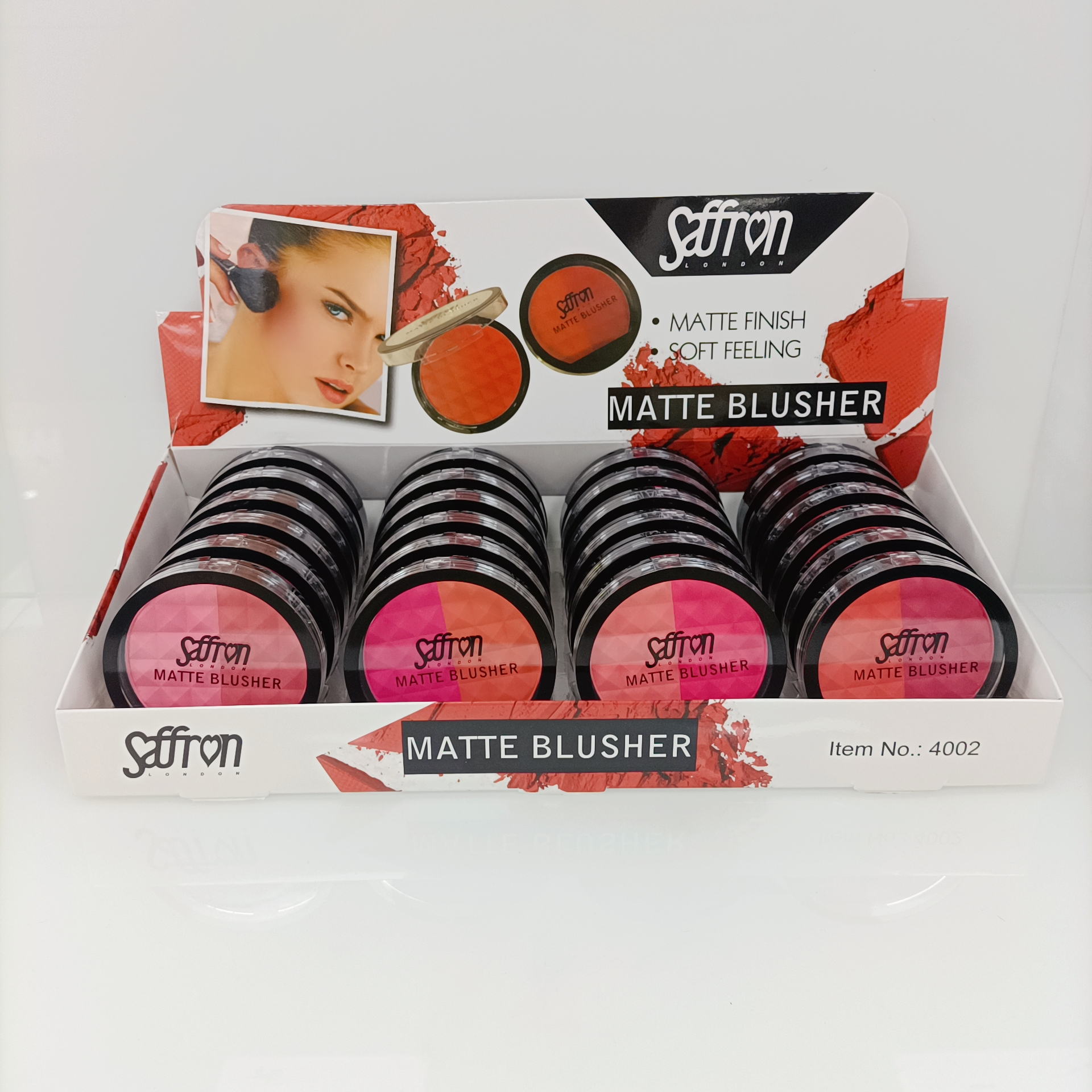 Face Blusher Matte Finish - Pack of 24 Pcs (Price Per Piece)