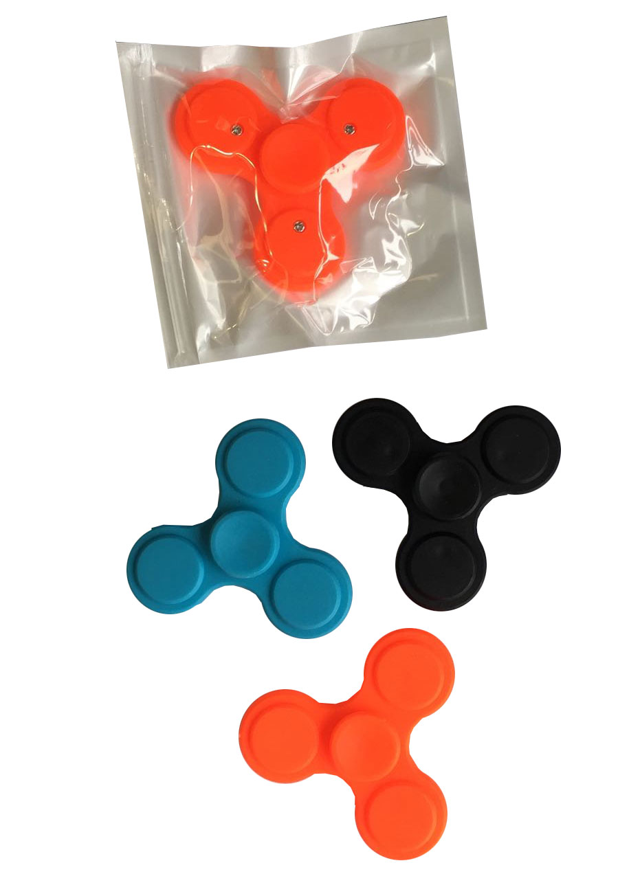 Fidget Spinner Toy Solid Plastic (Assorted)