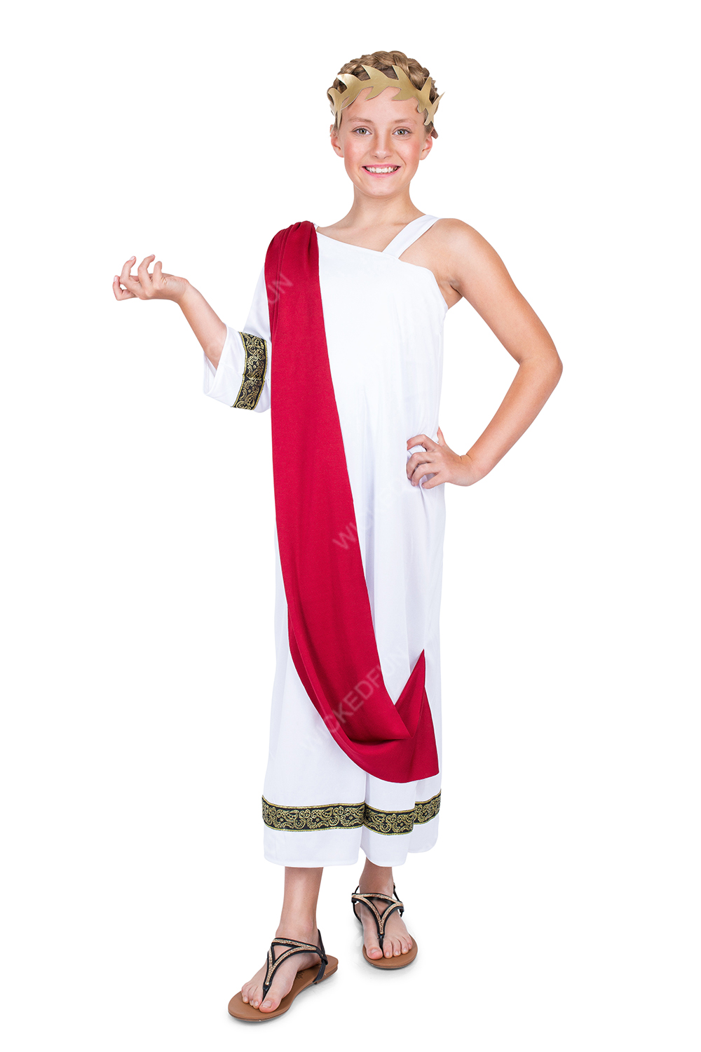 Wickedfun Girls Roman Emperess Costume