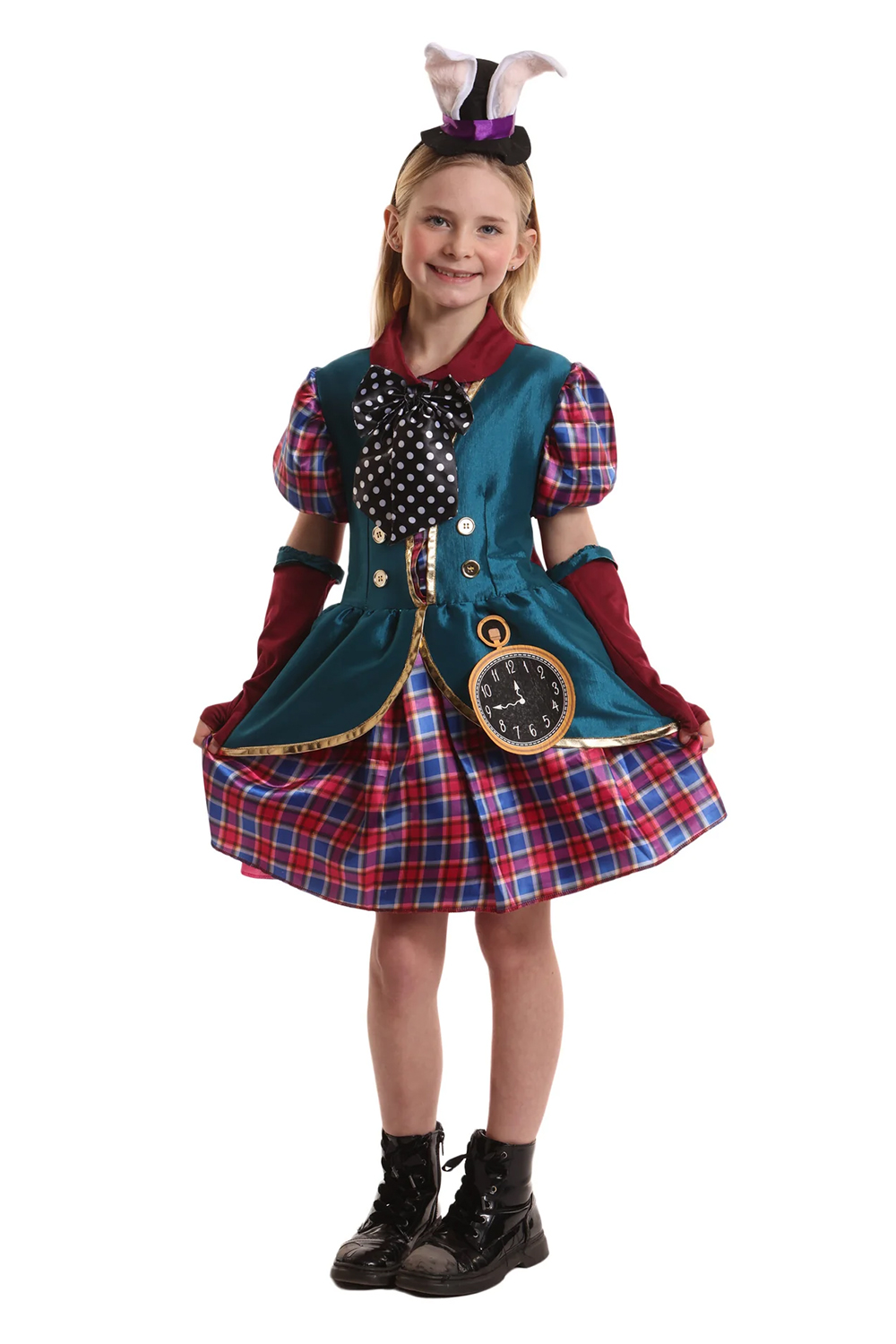 Girls Tea Party Mad Hatter Costume