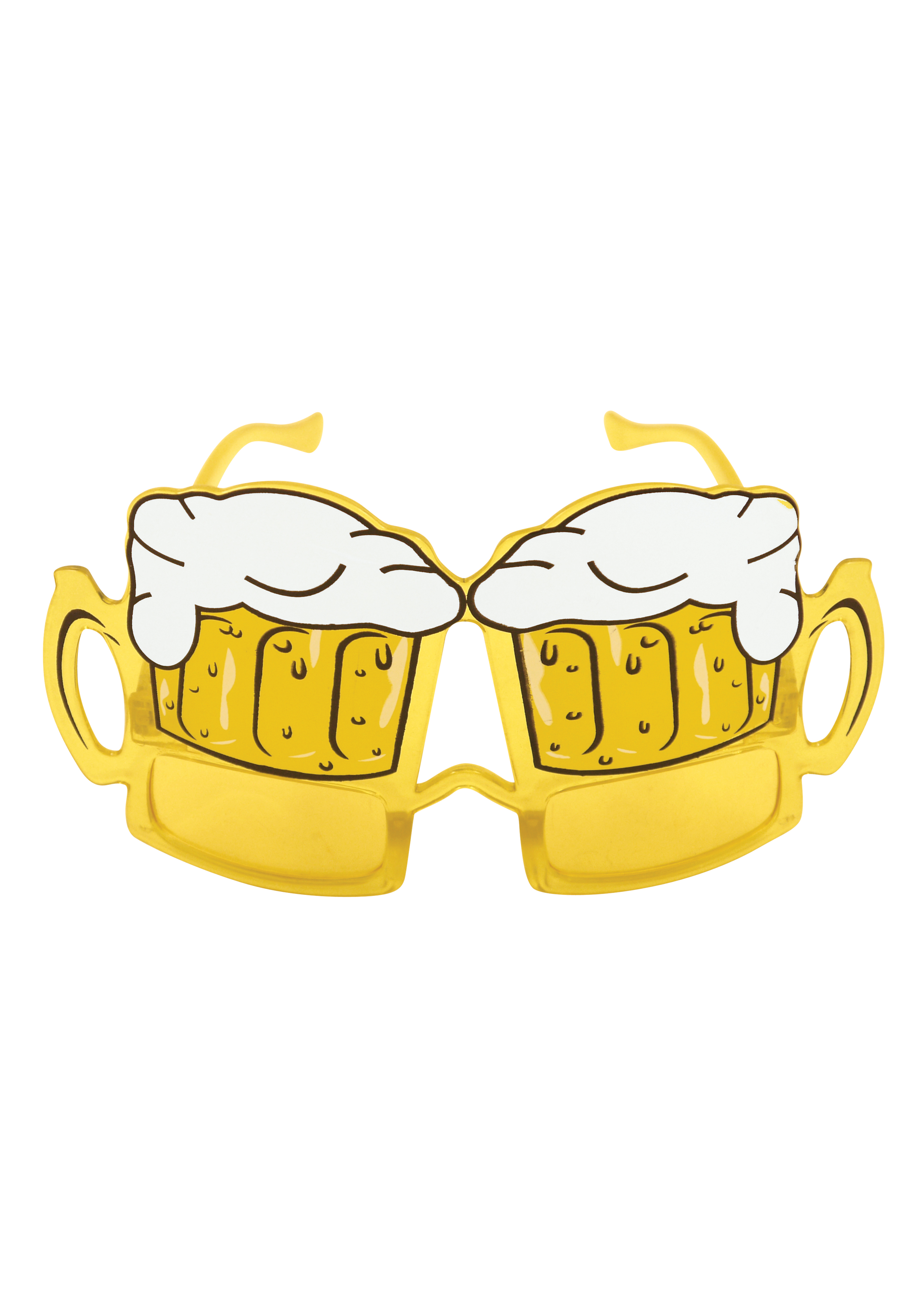 Wickedfun Adult Beer Yellow Lense Glasses (Pack of 12)