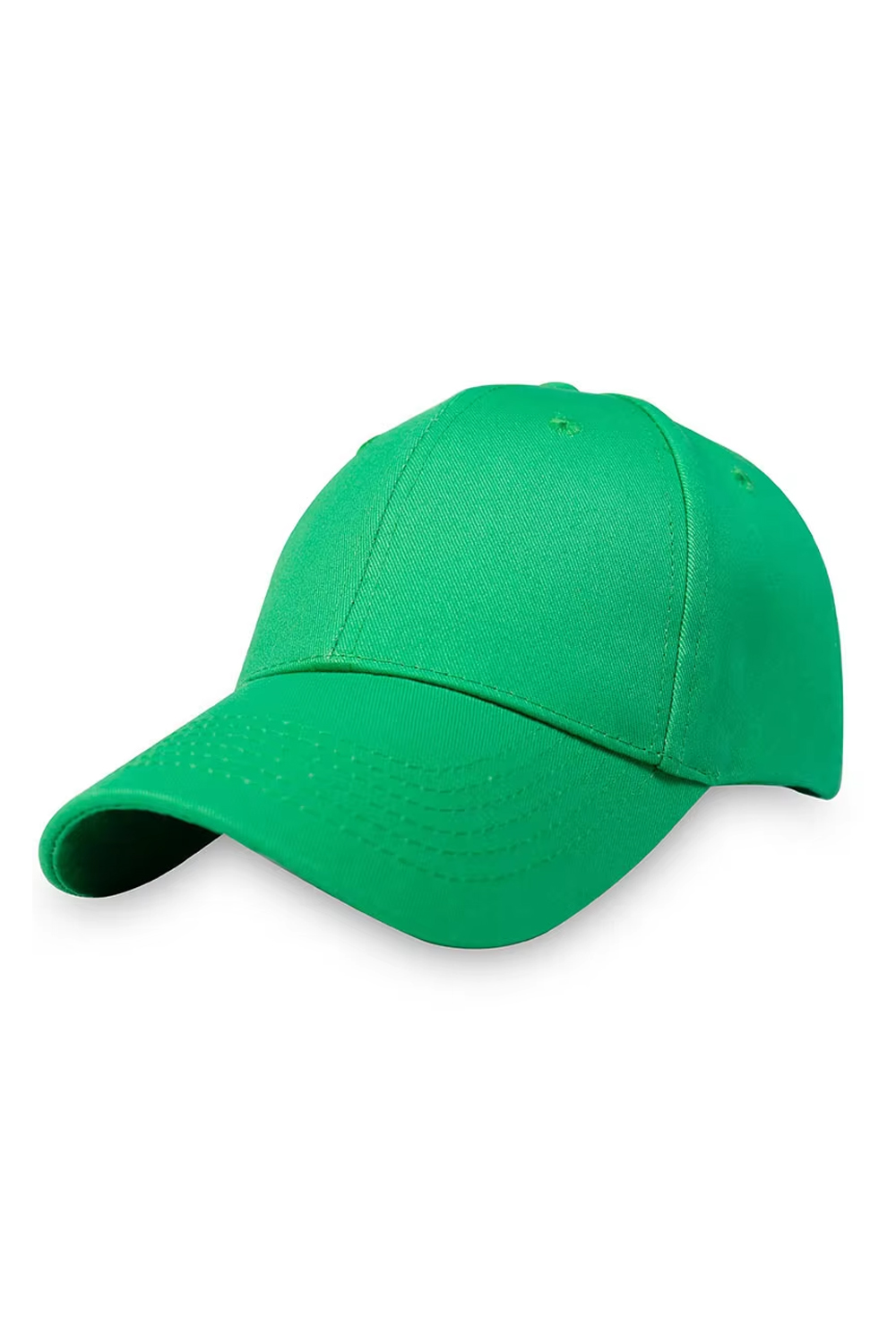 Green Adjustable Plain Summer Sport Baseball Cap