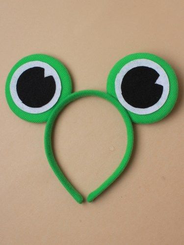 Green Frog eyes Aliceband (Pack of 3)