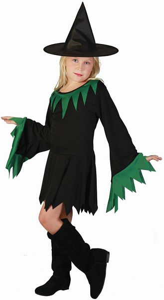 Green Witch Children Costume