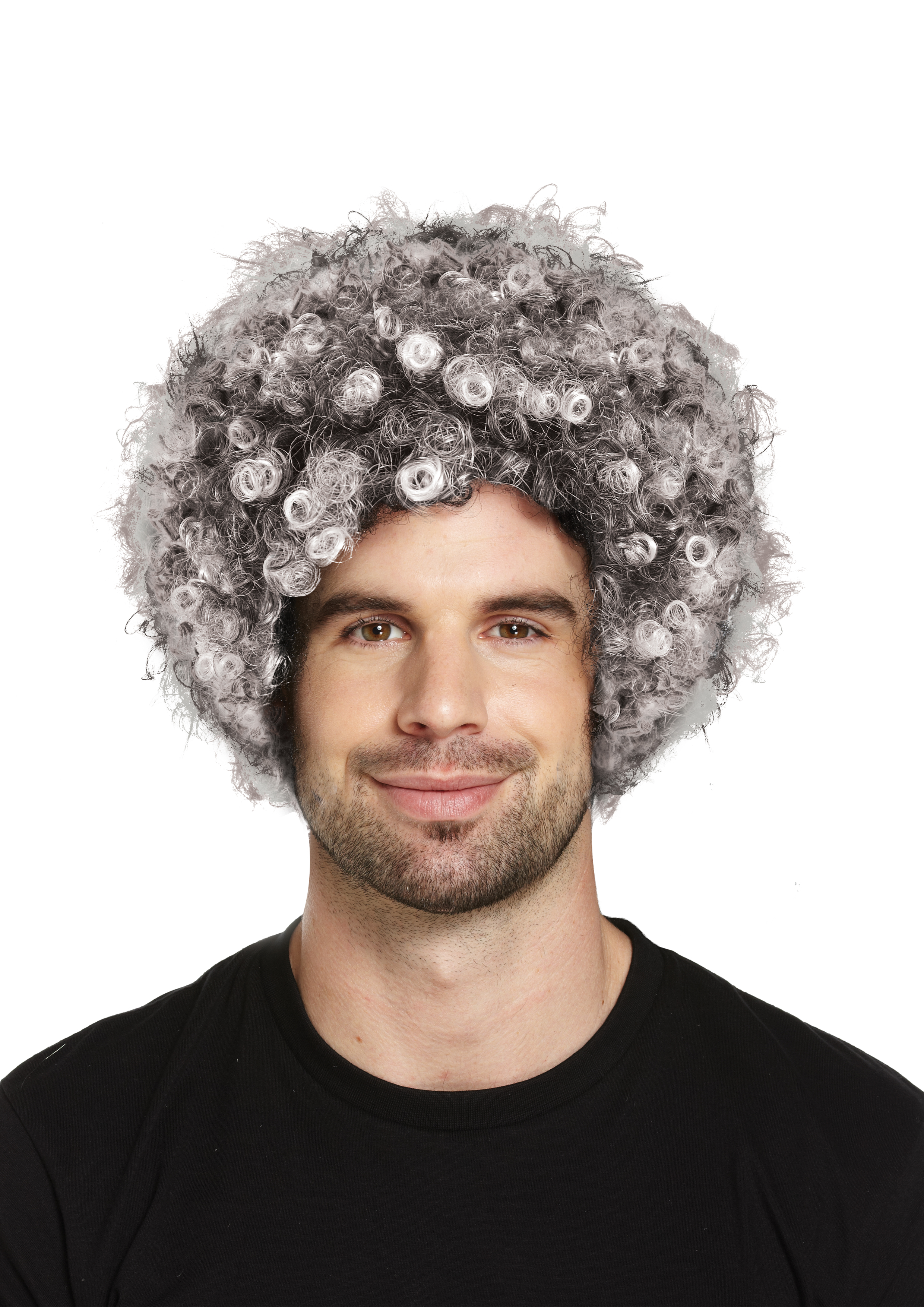 Grey Afro Wig 120g