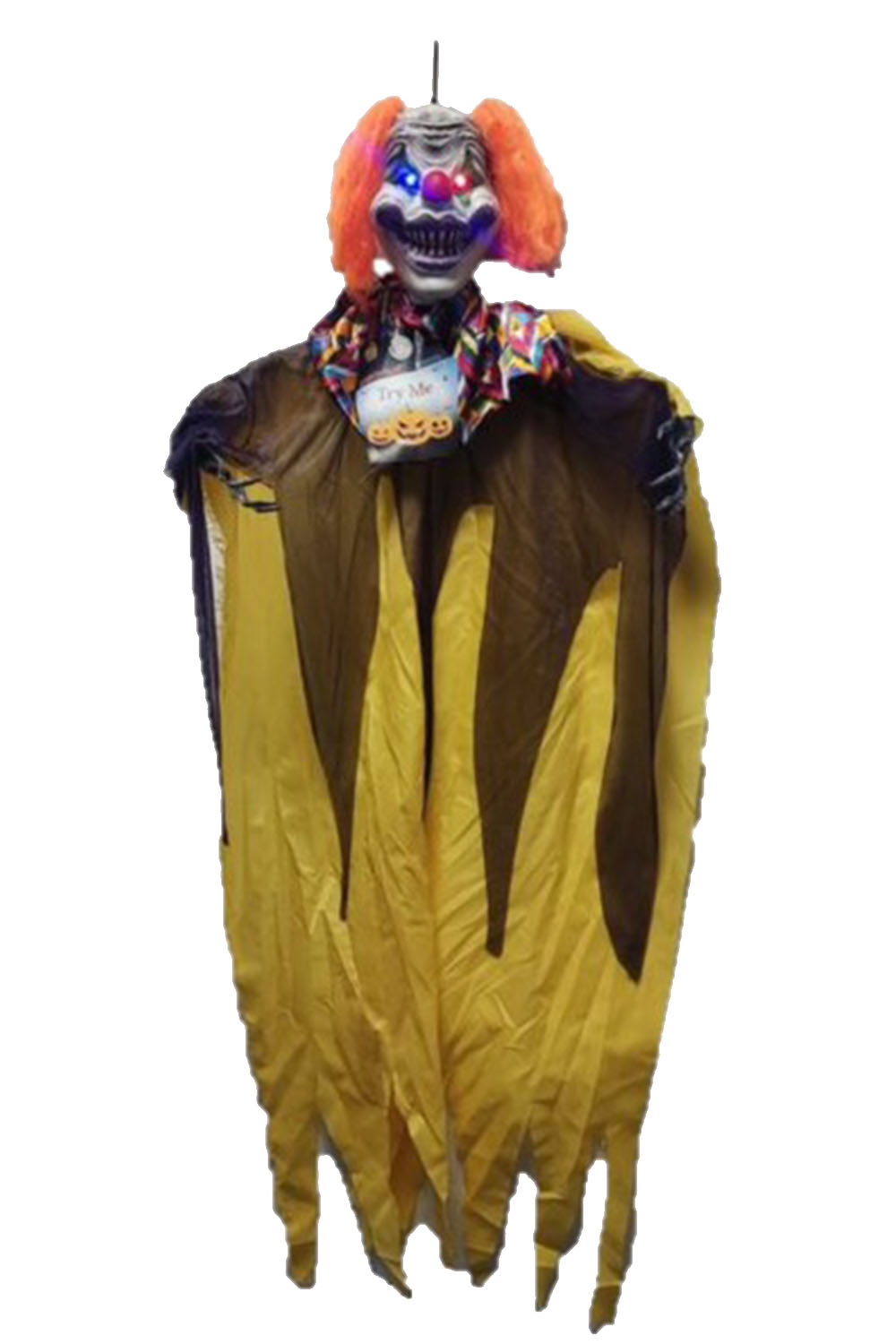 Hanging Clown W/Light-up Eyes 125cm