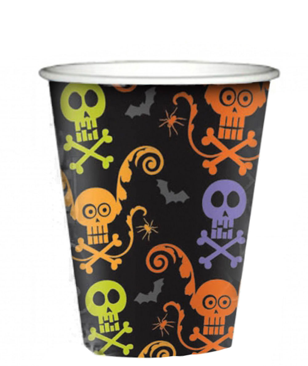 Happy Halloween Spooky Paper Cups (Pack of 8)