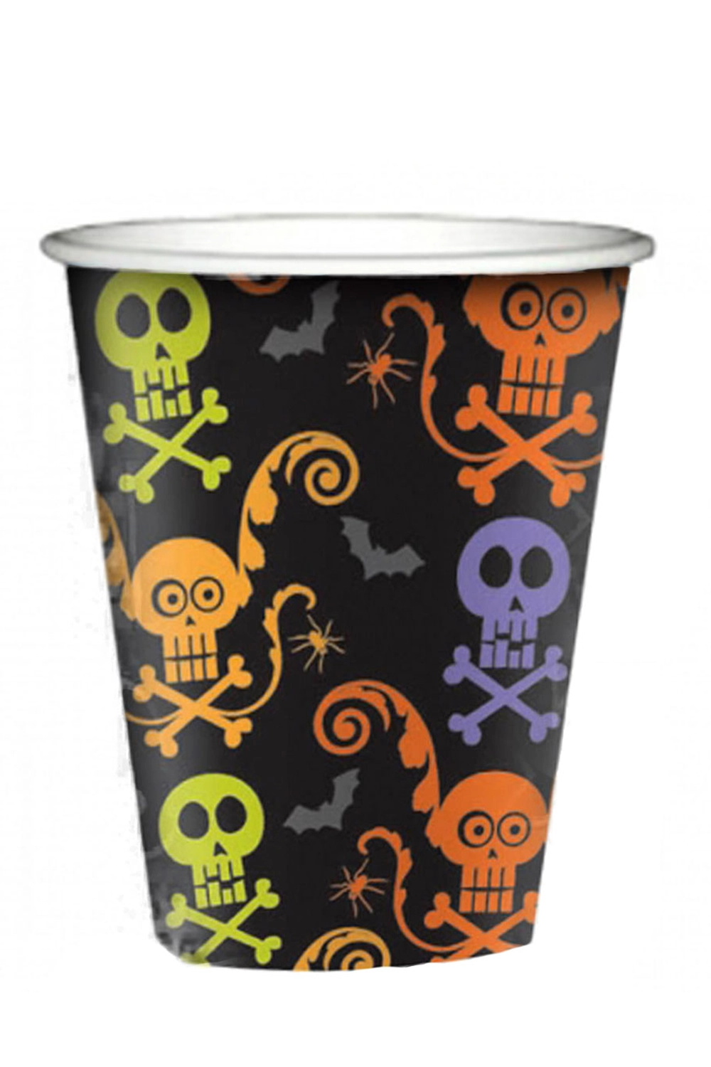 Happy Halloween Spooky Paper Cups (Pack of 8)