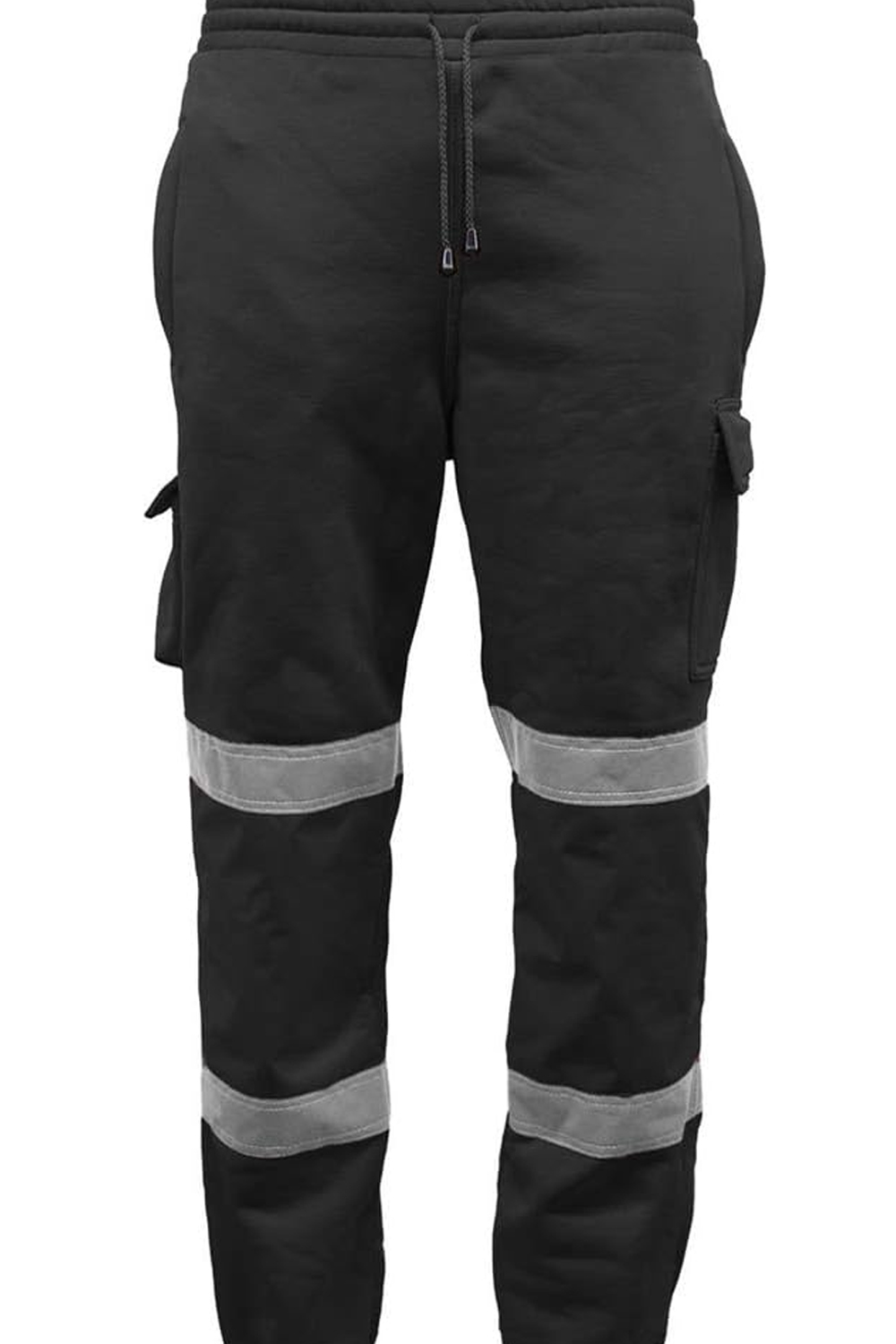 Hi-Vis Fleece Work Trousers for Men Black