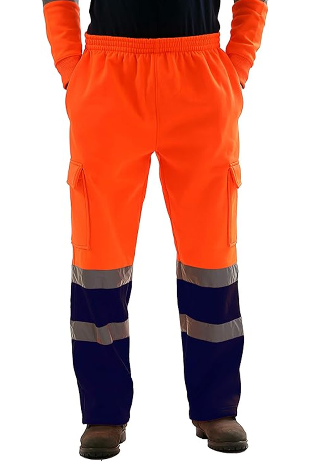 Hi-Vis Fleece Work Trousers for Men