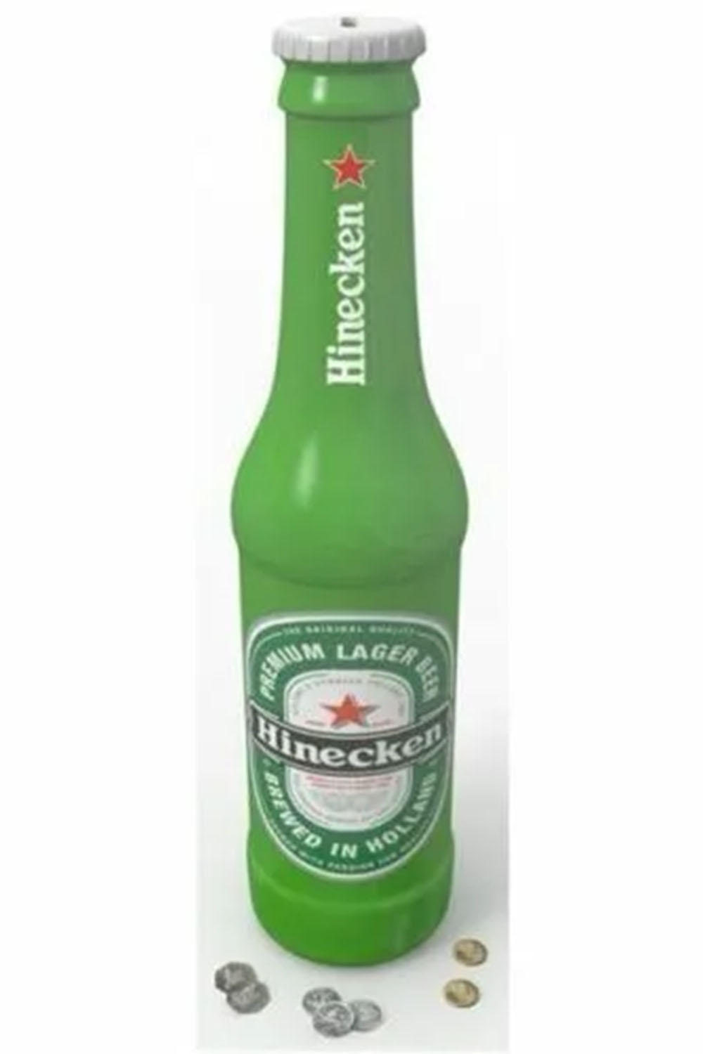 HINECKEN 2Ft (60cm) Plastic Money Bank Bottle for Savings