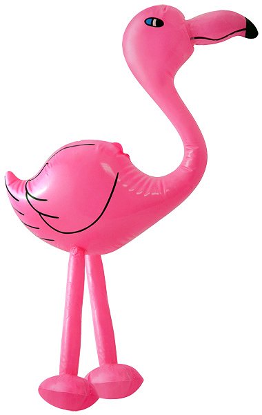 Inflatable Flamingo Pink 64cm