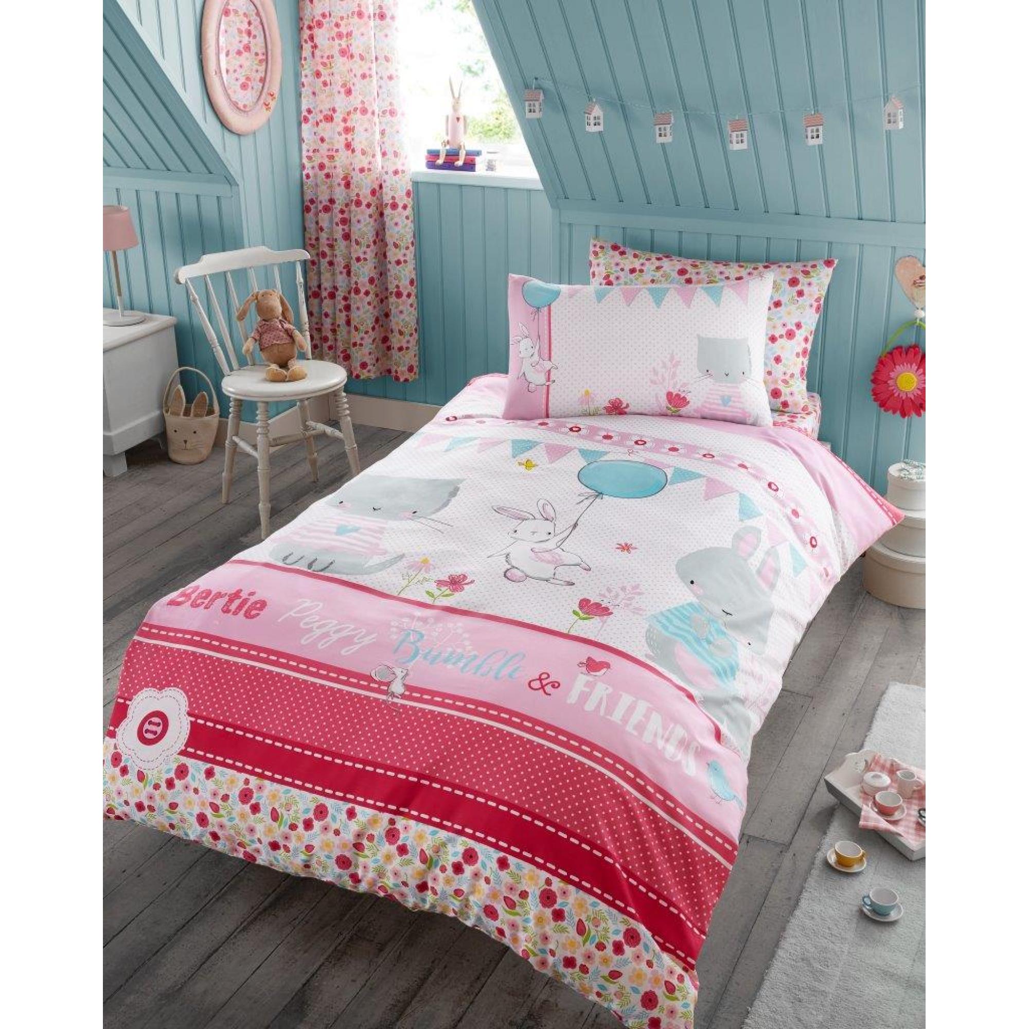 KIDS PANEL DUVET SET BERTIE & FRIENDS - 7084
