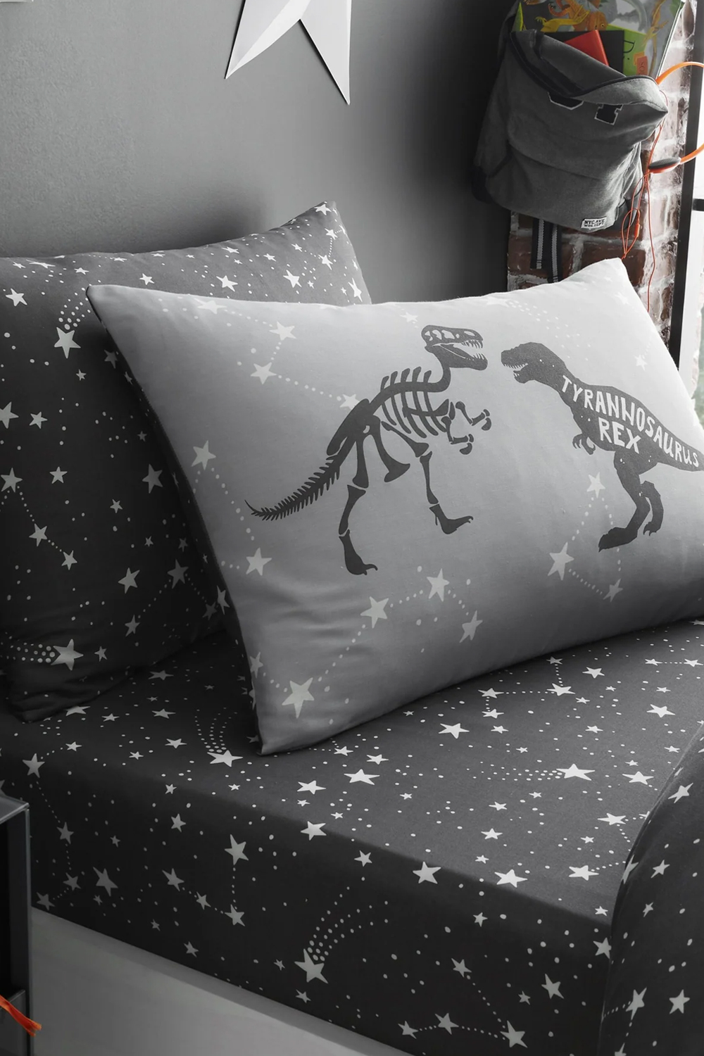 Kids Range Sheet Set Space T-REX