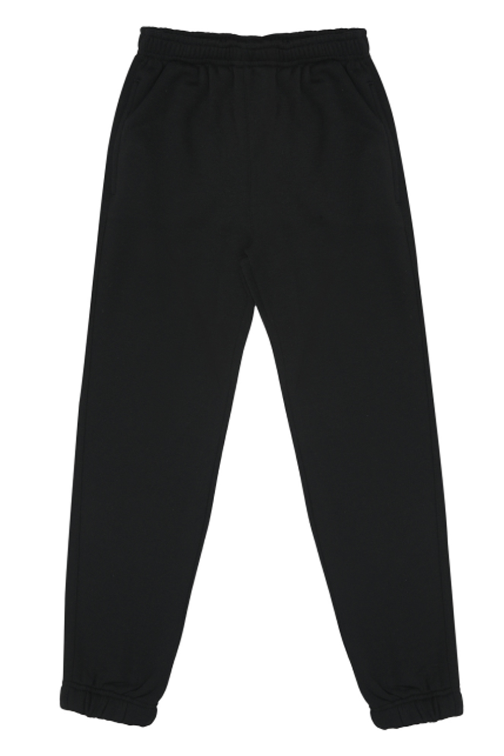 Knitted Fabric Gripped Trouser Black