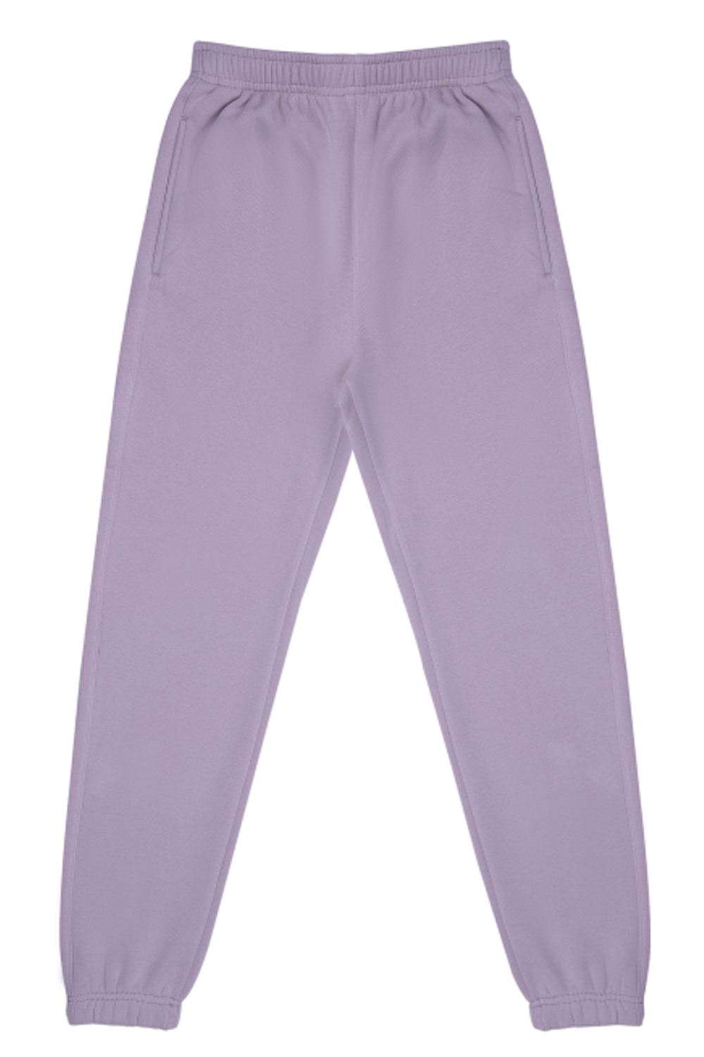 Knitted Fabric Gripped Trouser Purple