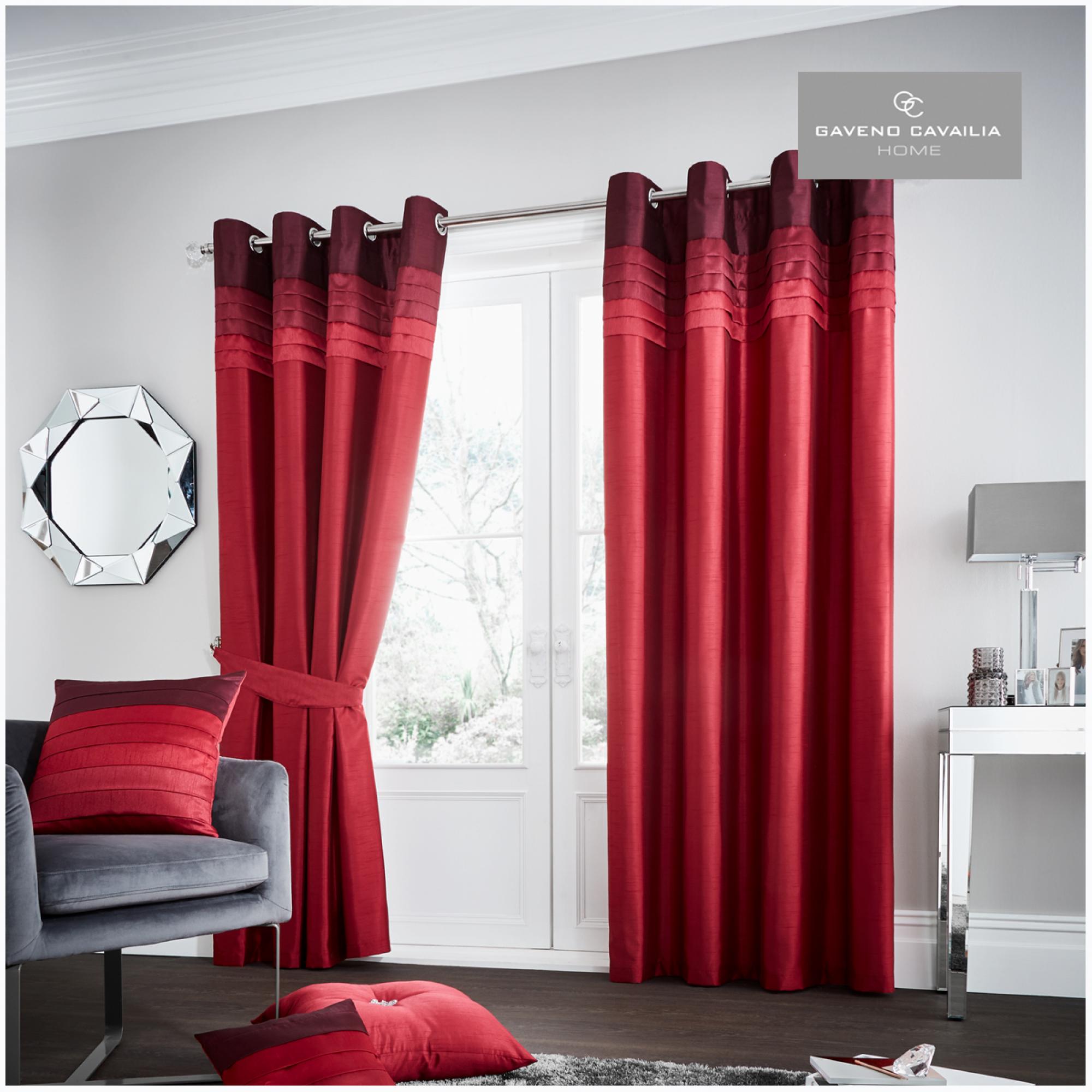 LA MODA DOOR CURTAIN RED