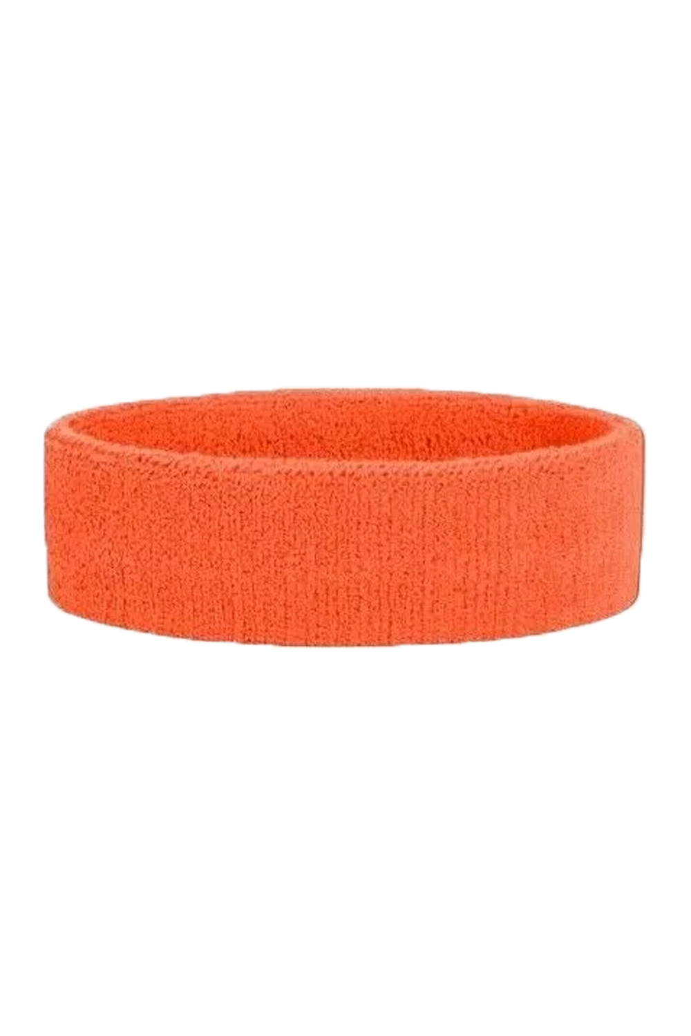 Ladies Orange 80s Style Sports Gym Headband