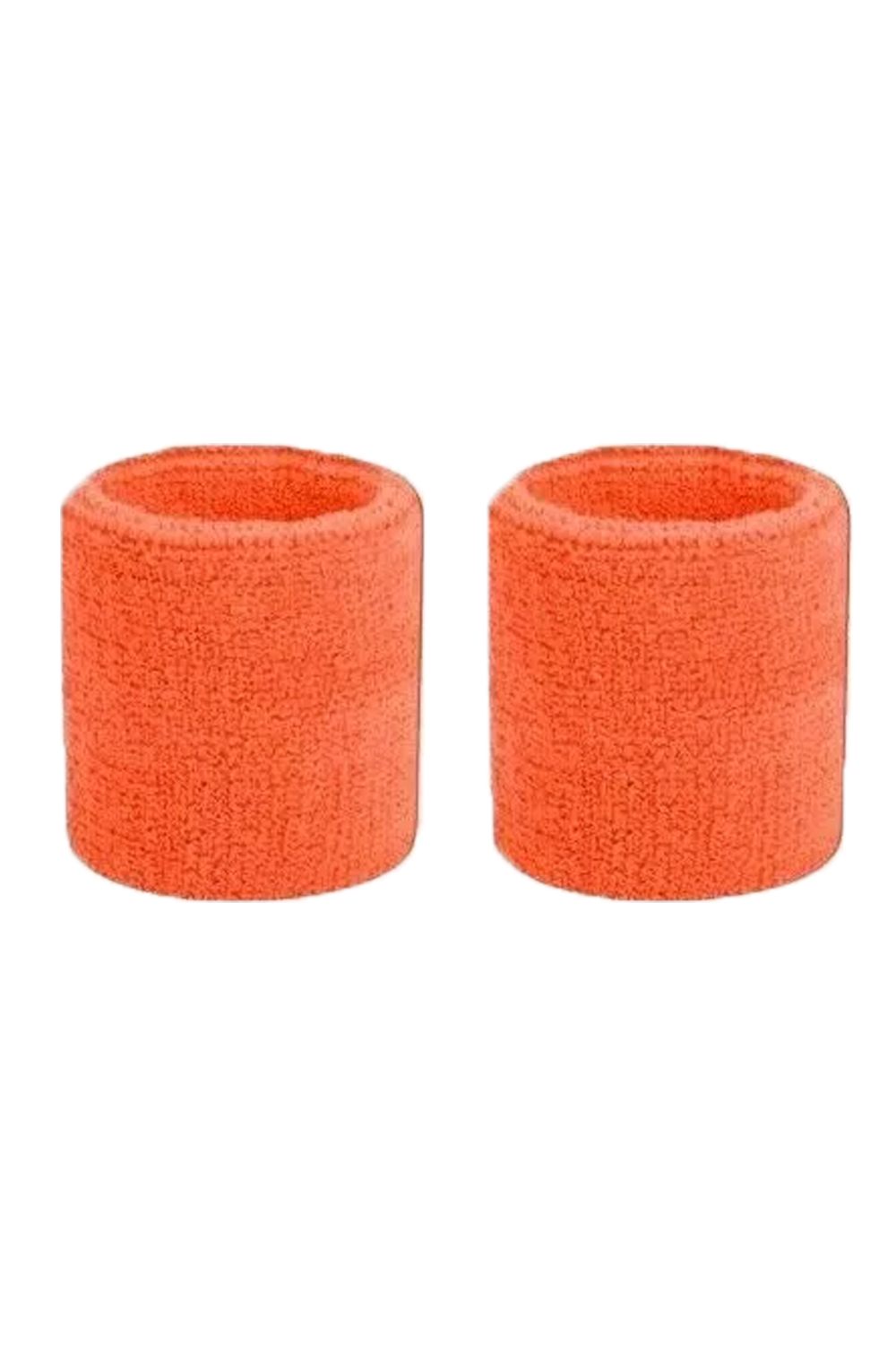 Ladies Orange 80s Style Sports Gym Wristband