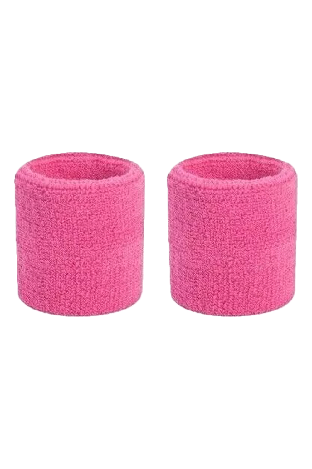 Ladies Pink 80s Style Sports Gym Wristband