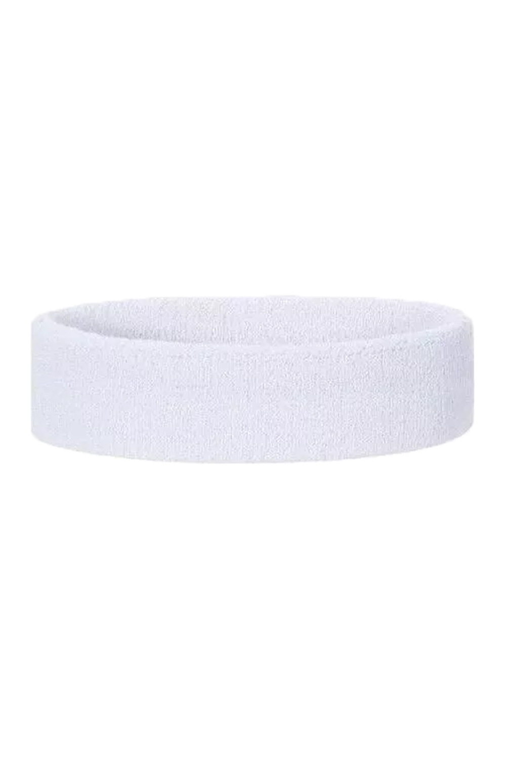 Ladies White 80s Style Sports Gym Headband