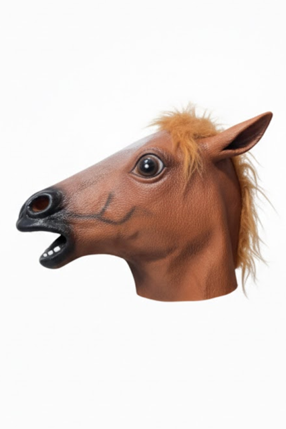 Brown Horse Mask - Realistic Animal Full Head Latex Mask