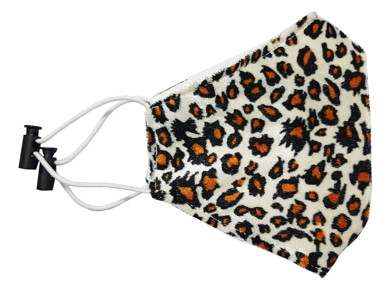 Leopard Print Face Covering With Filter Pocket