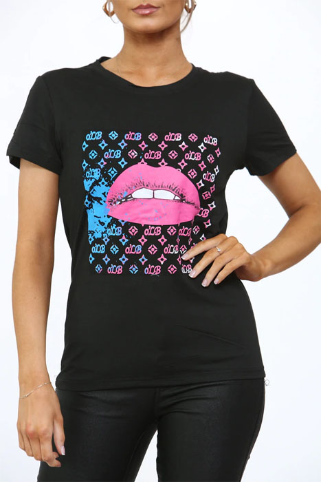 Lip Print T-Shirt