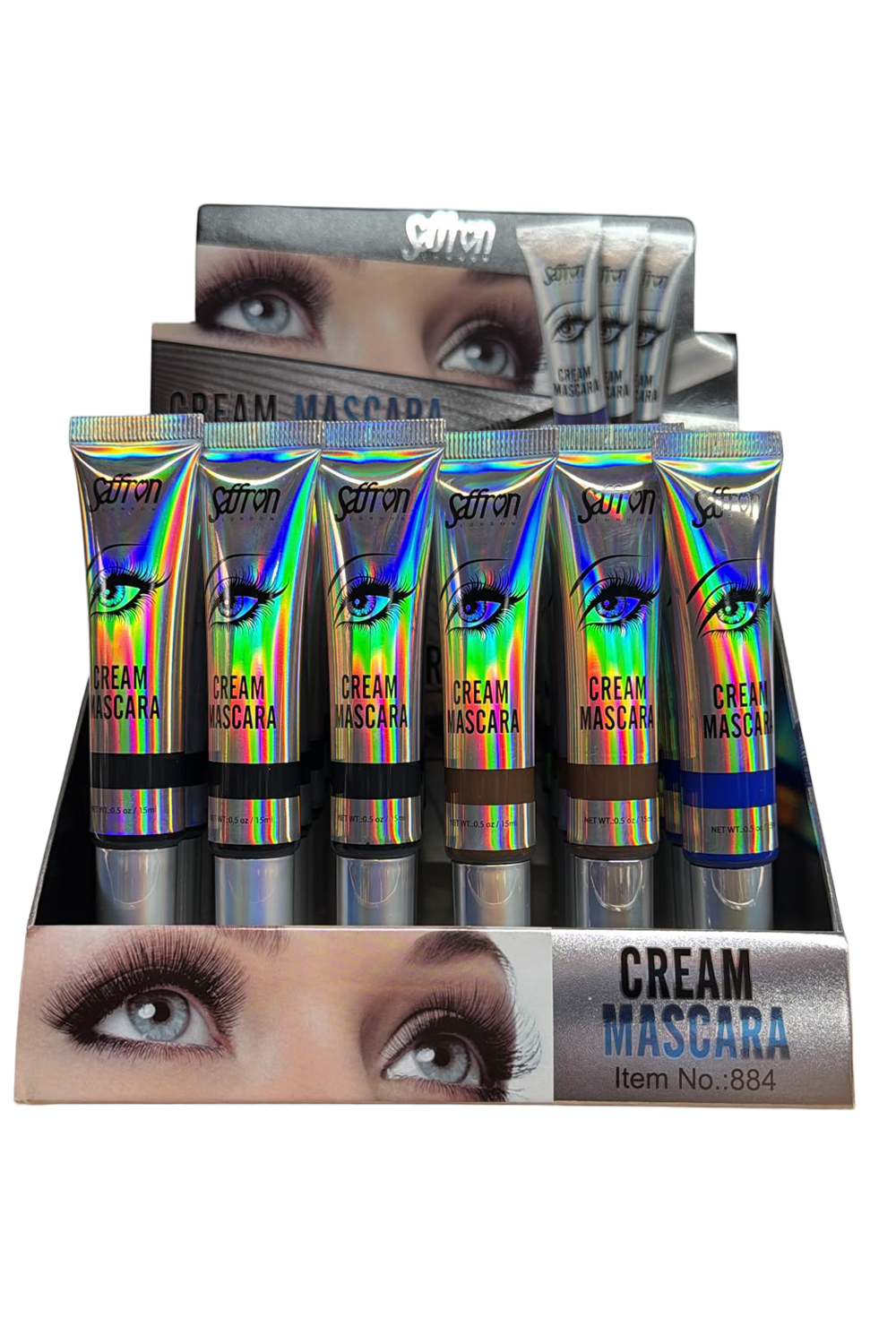 Cream Mascara Black - Pack of 24 Pcs (Price Per Piece)
