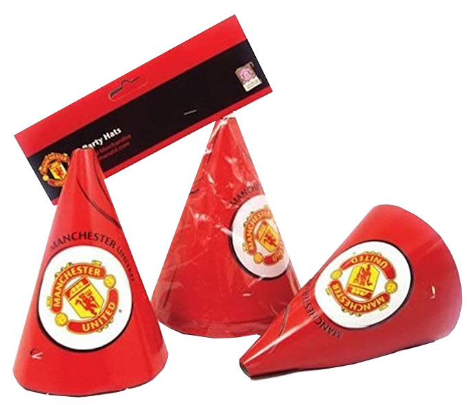 Wickedfun Manchester United Party Hats(Pack of 8)