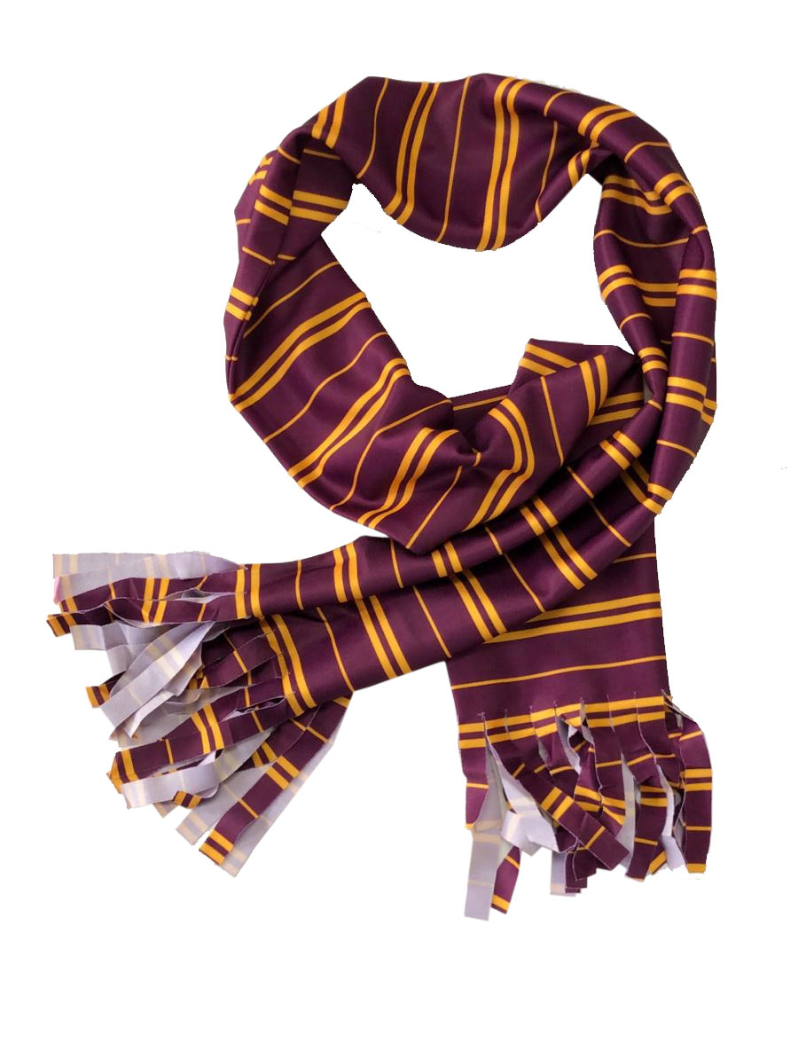 Maroon and shop yellow scarf